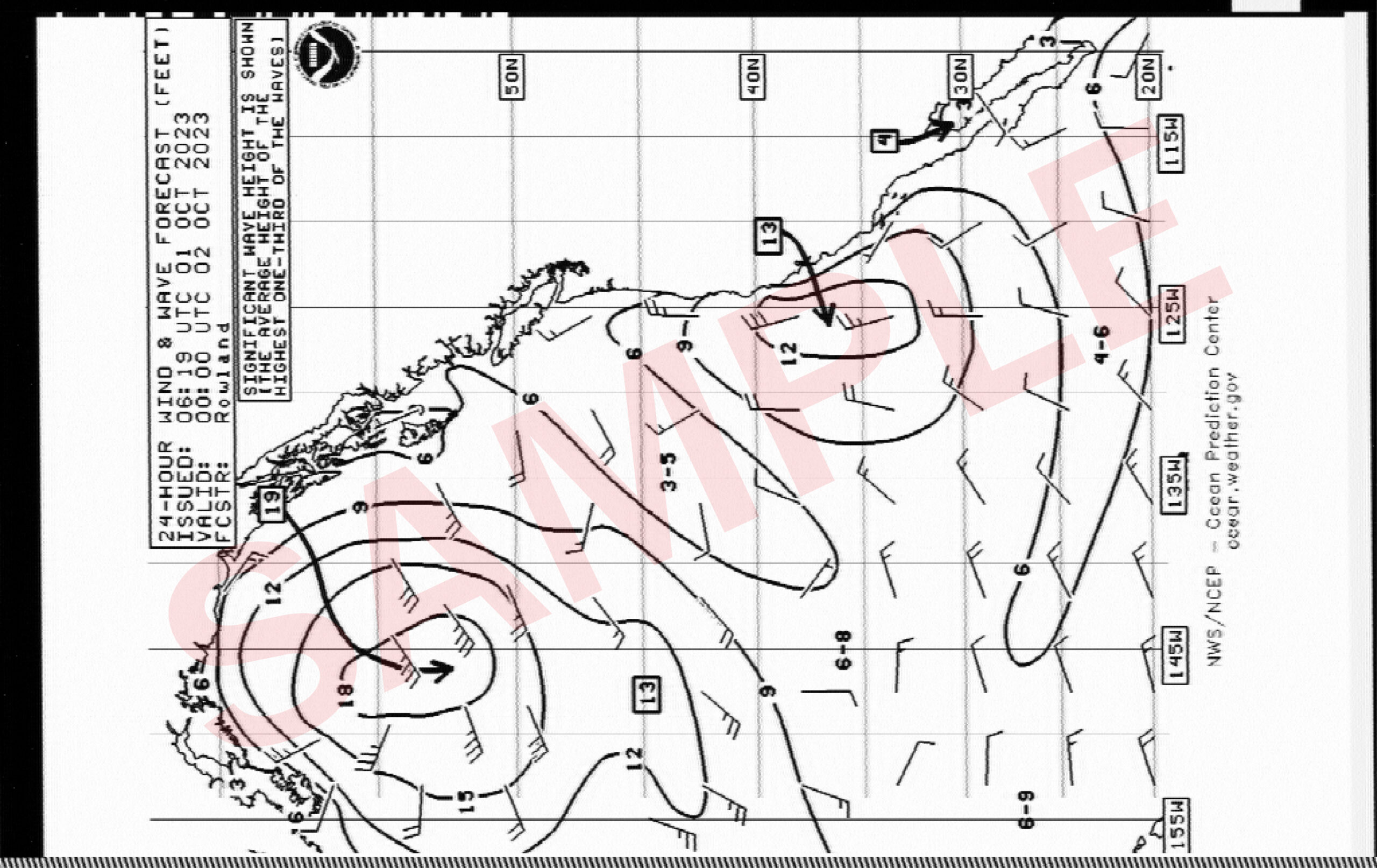Point Reyes Wind WEATHERFAX - NMC Point Reyes Station, USA