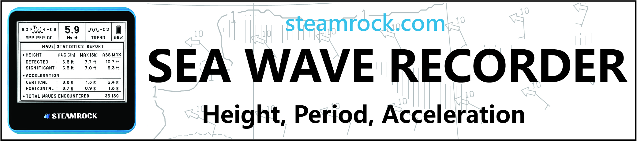 Steamrock SWR-1 Sea Wave Recorder